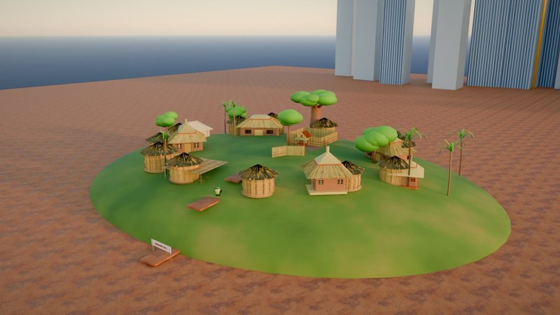 Akuapim Hills environment concept art